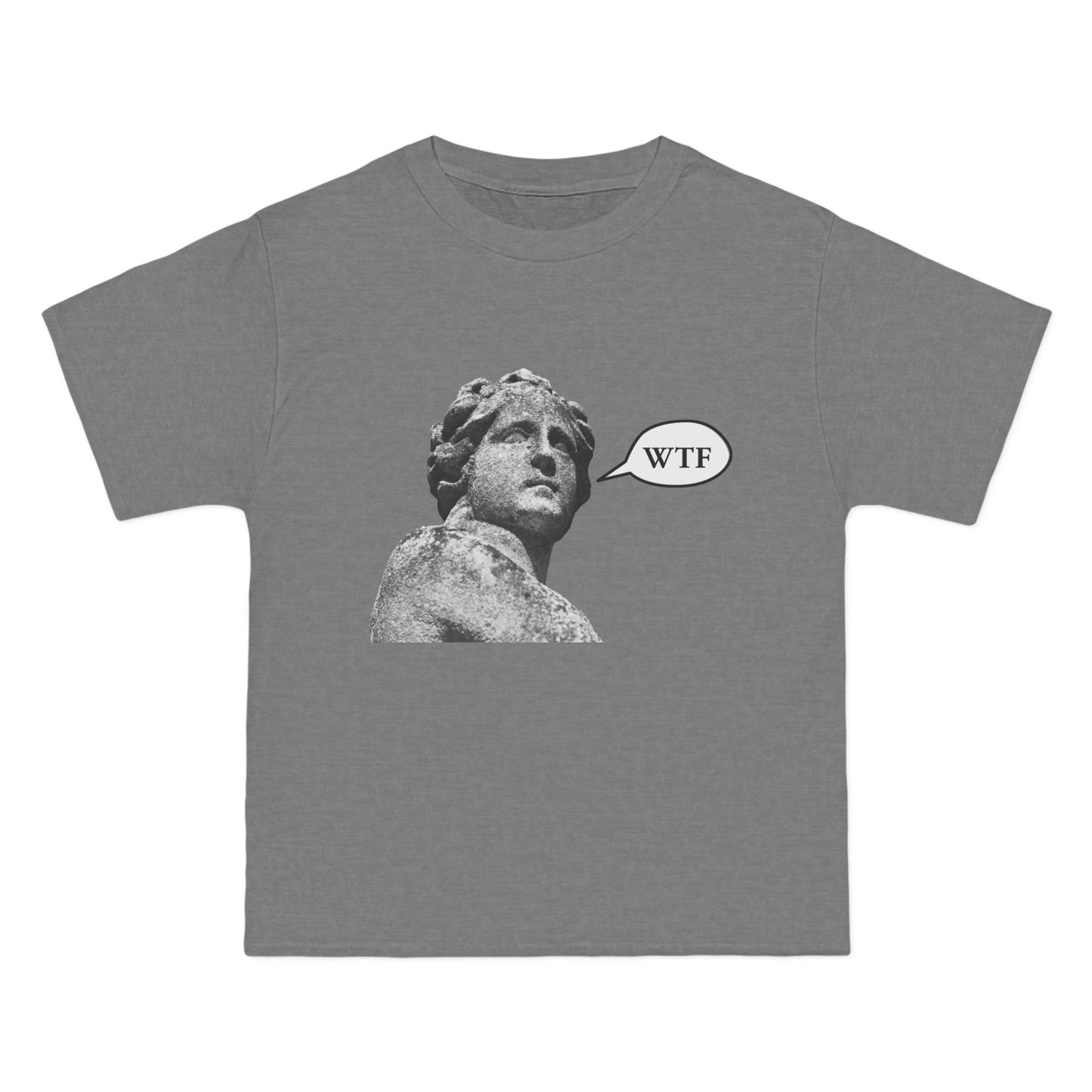 WTF statue Beefy-T®  Short-Sleeve T-Shirt