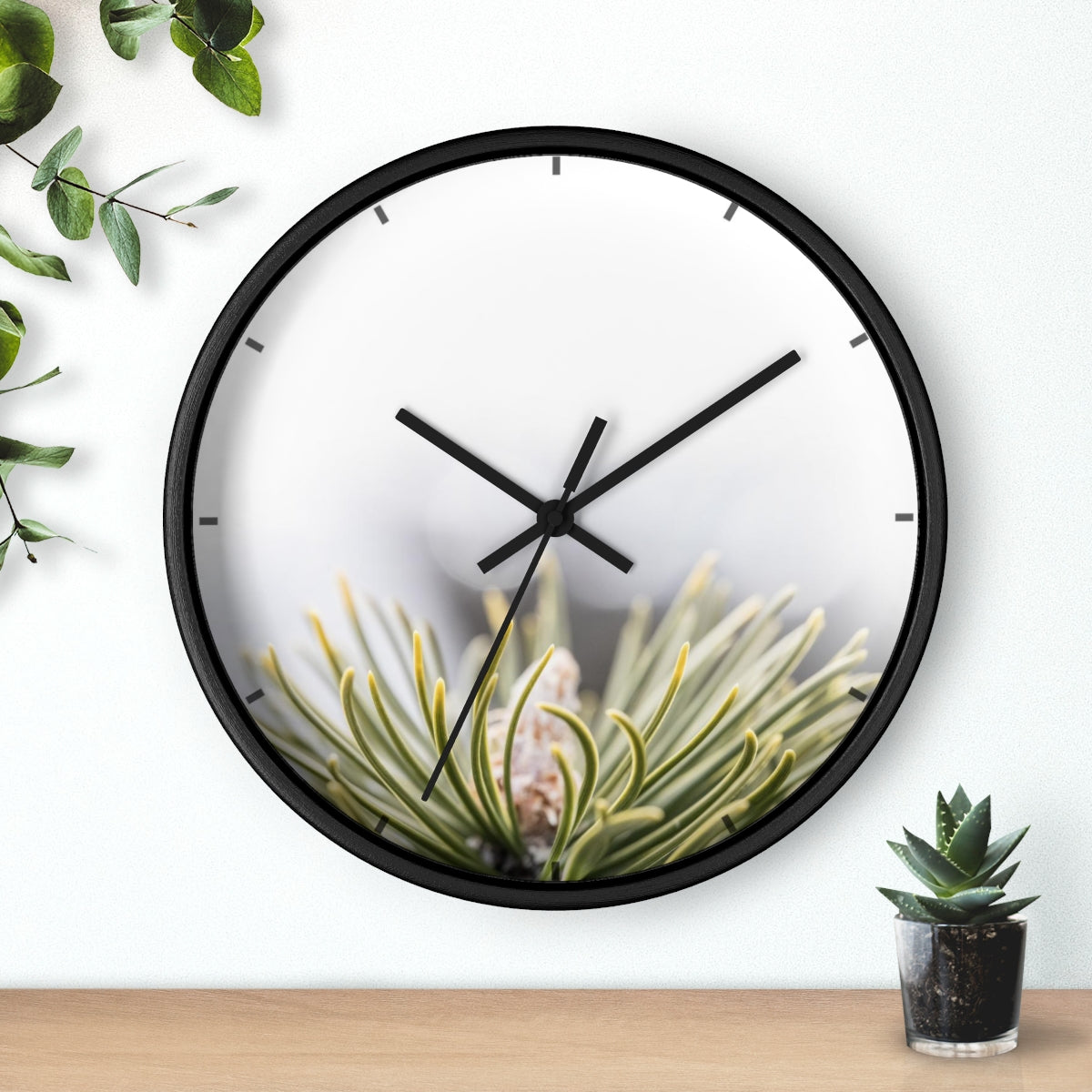 Evergreen Bud Wall clock