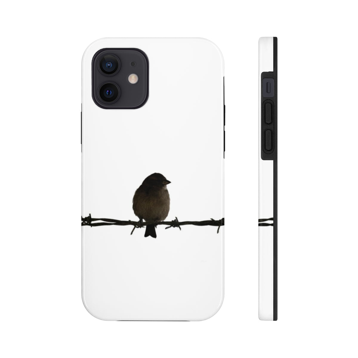 Barbed Wire Bird Tough Phone Cases, Case-Mate