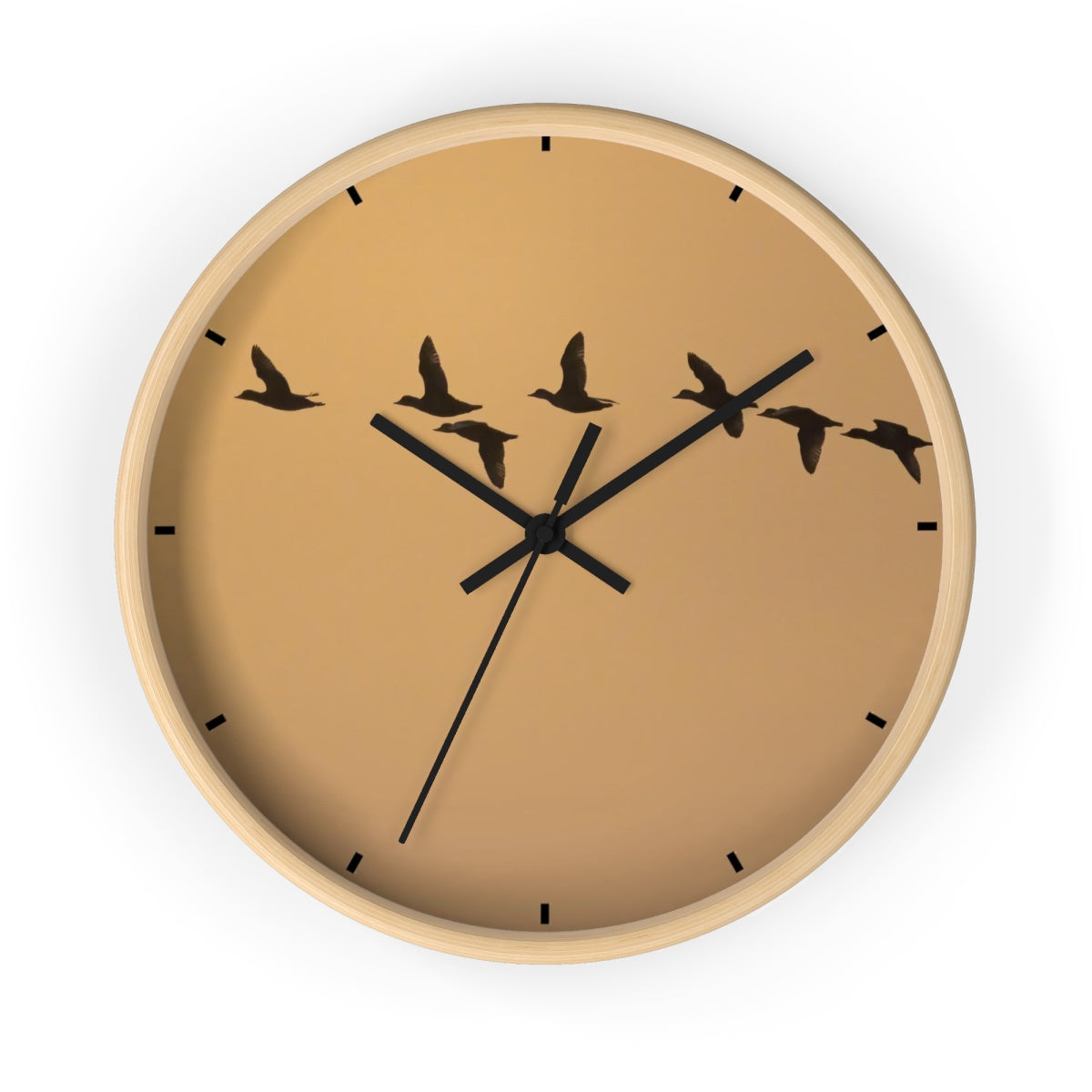 Dawn Flock Wall clock