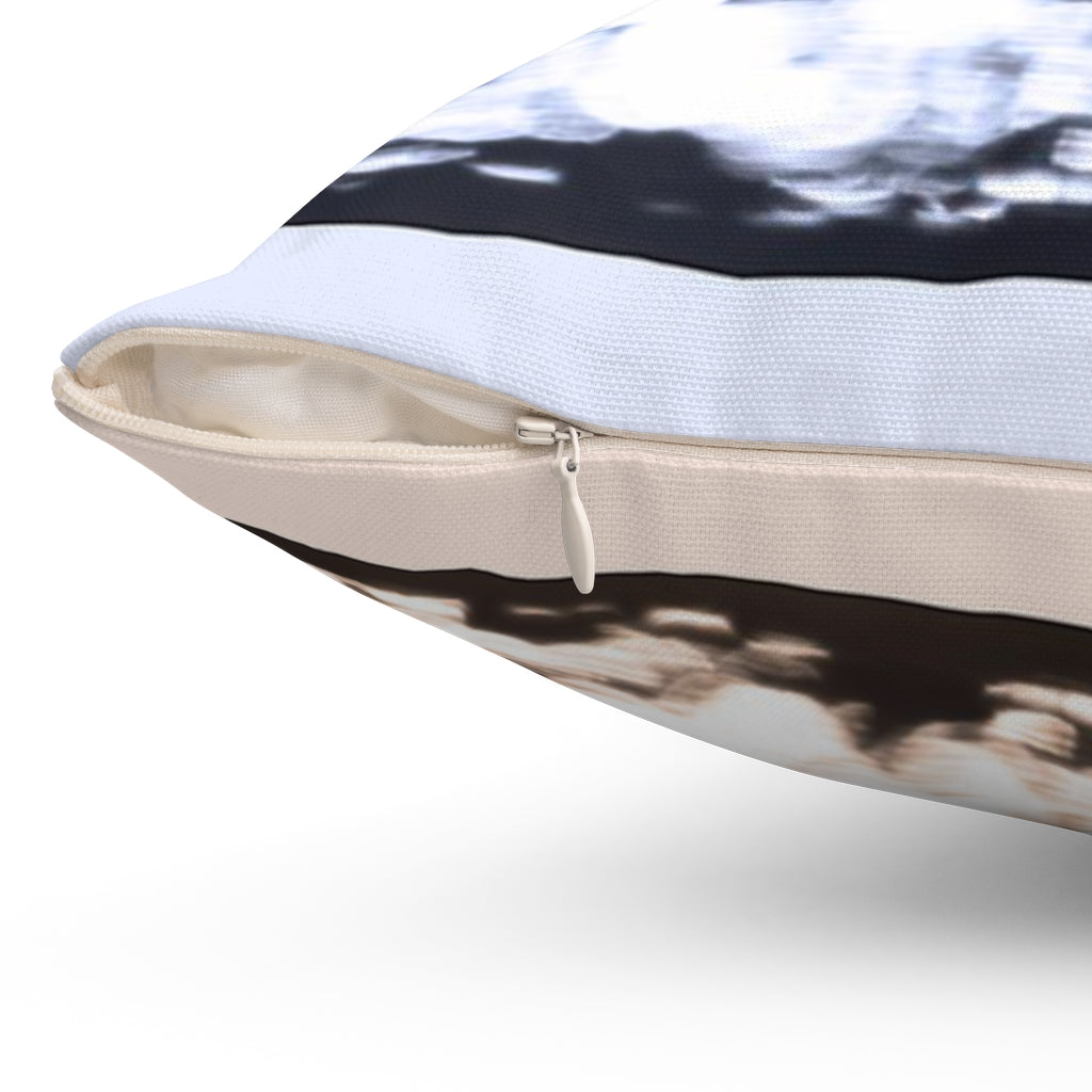Unique Abstract Gull Throw Pillow