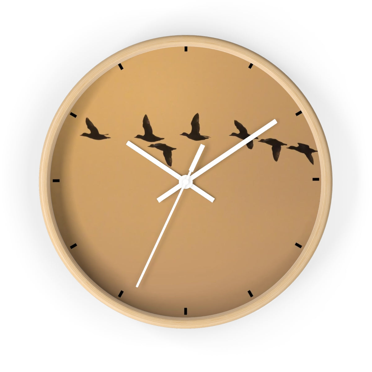 Dawn Flock Wall clock