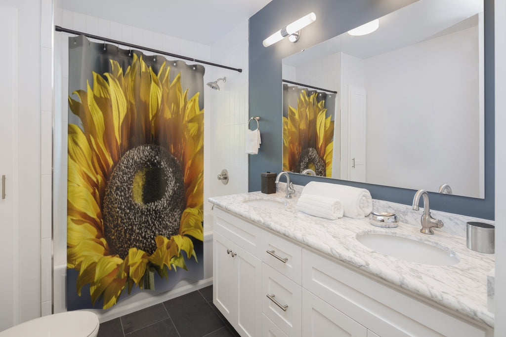 Sunny Sunflower Shower Curtain