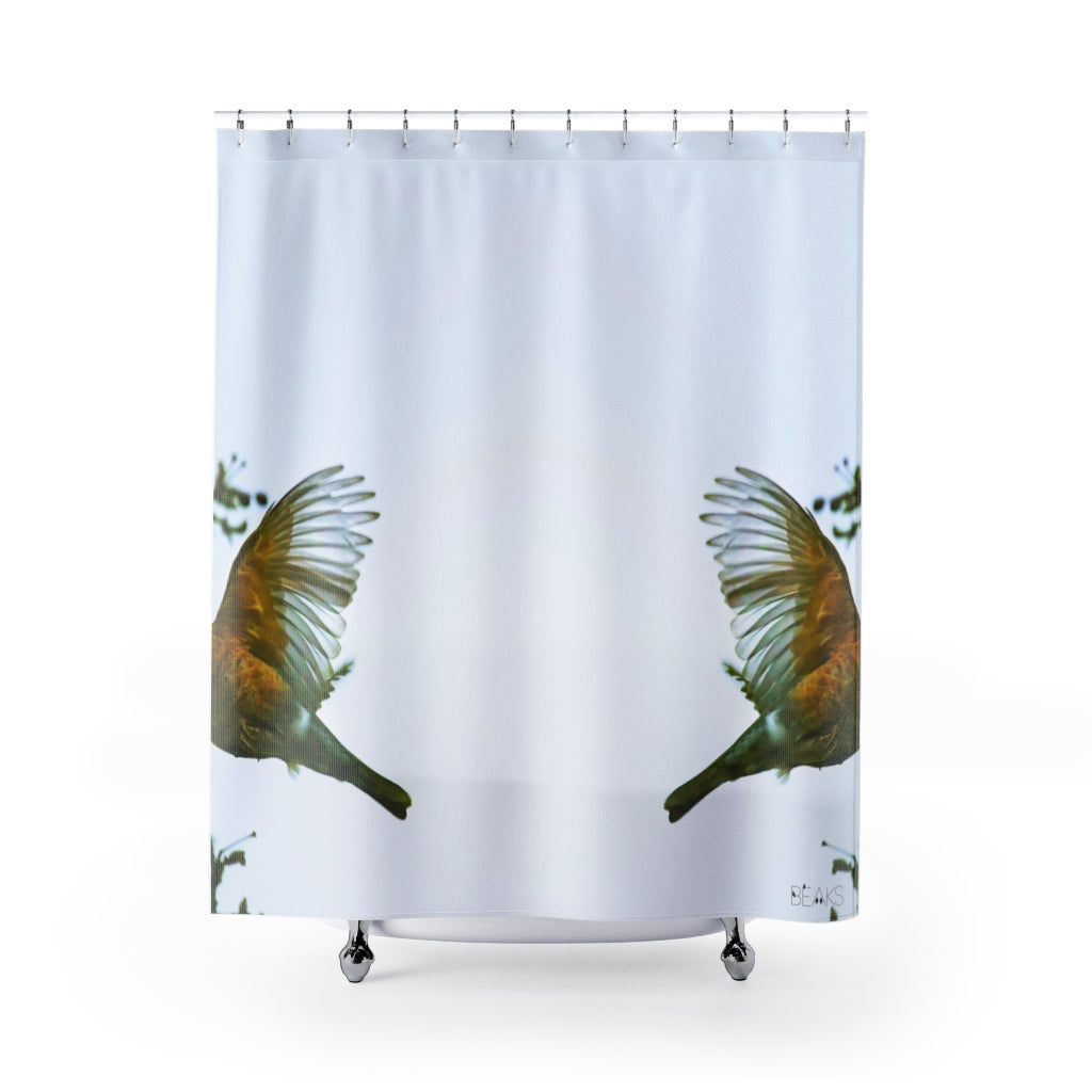 Robin Retreat Shower Curtain