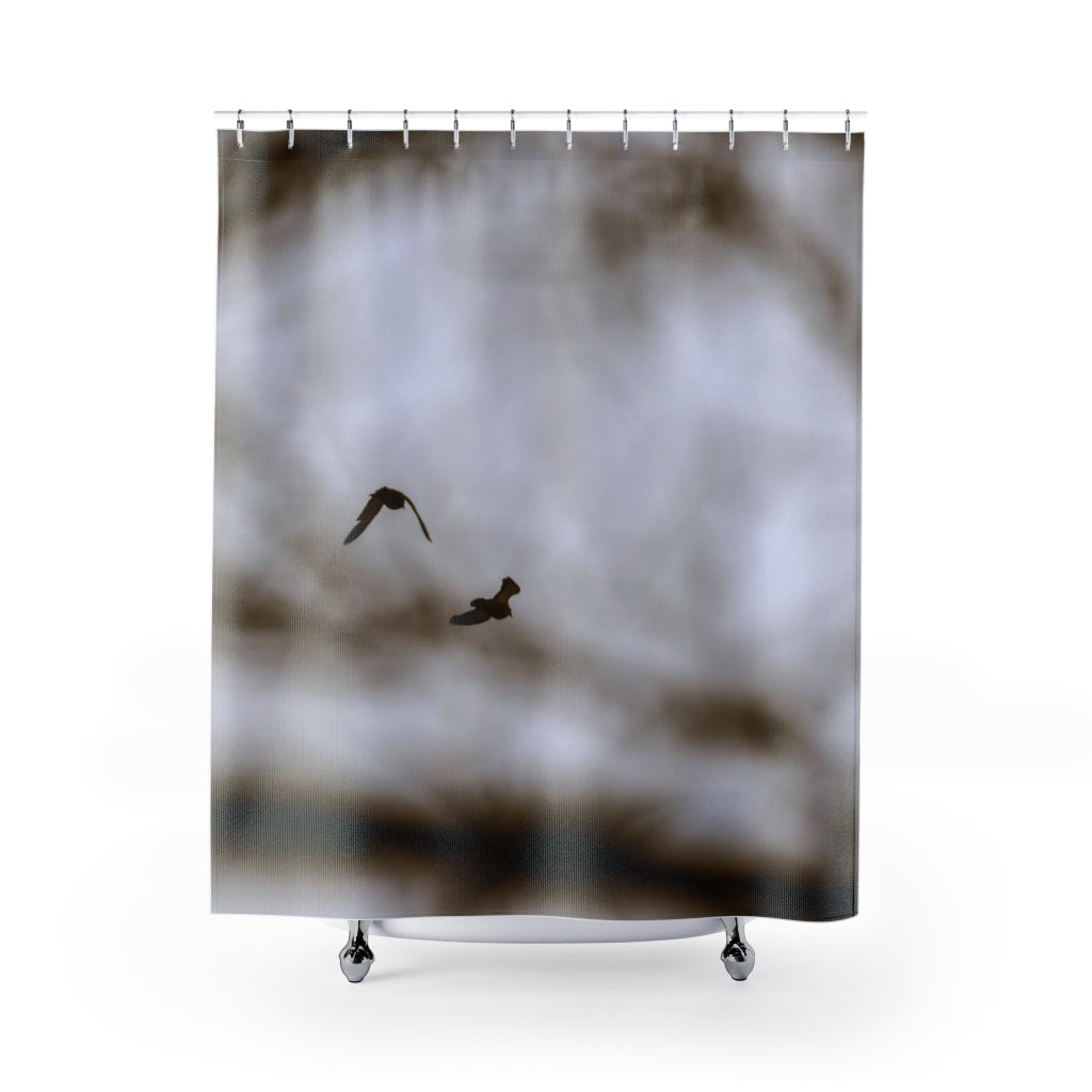 Moody Browns Shower Curtain