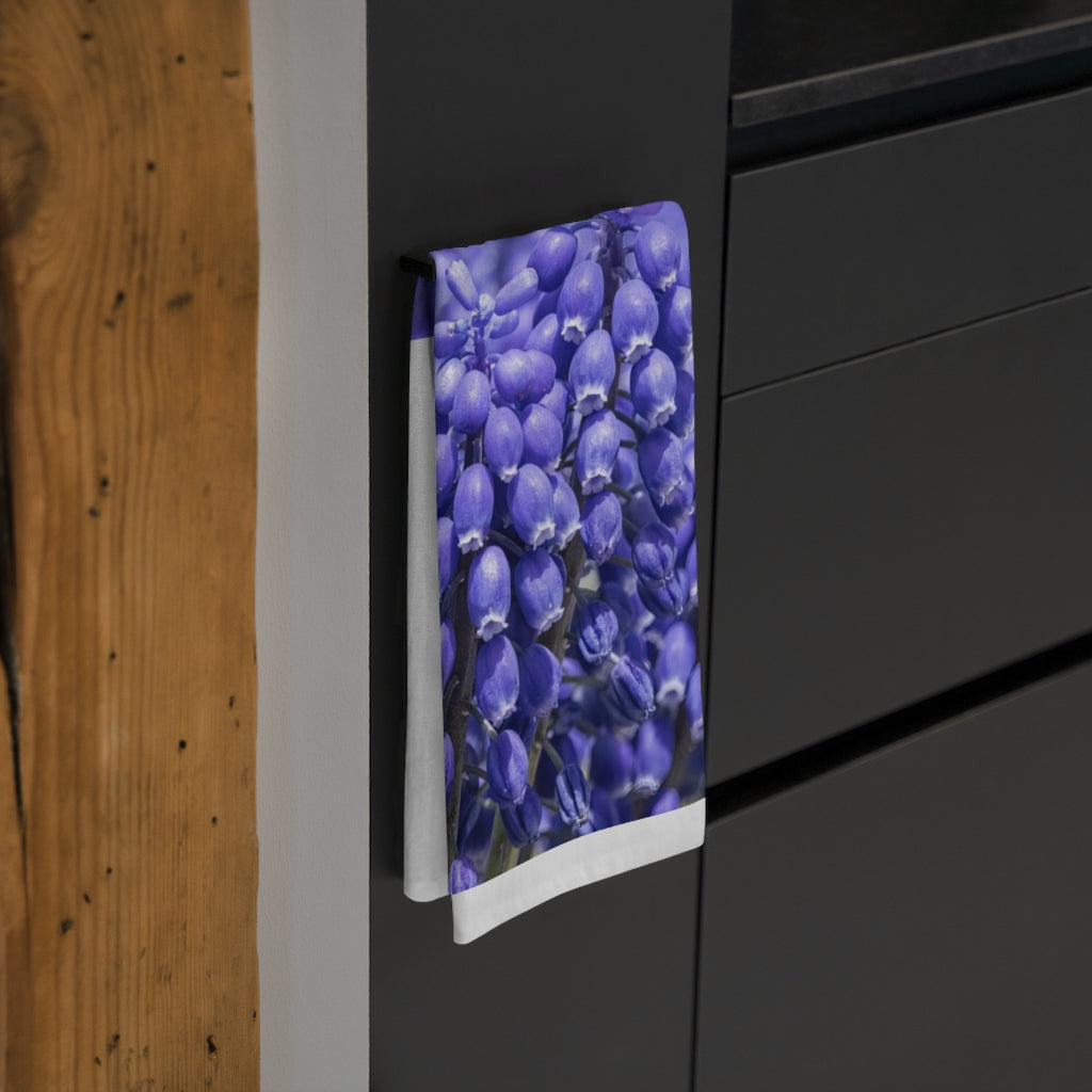 Blue Grape Hyacinth Tea Towel