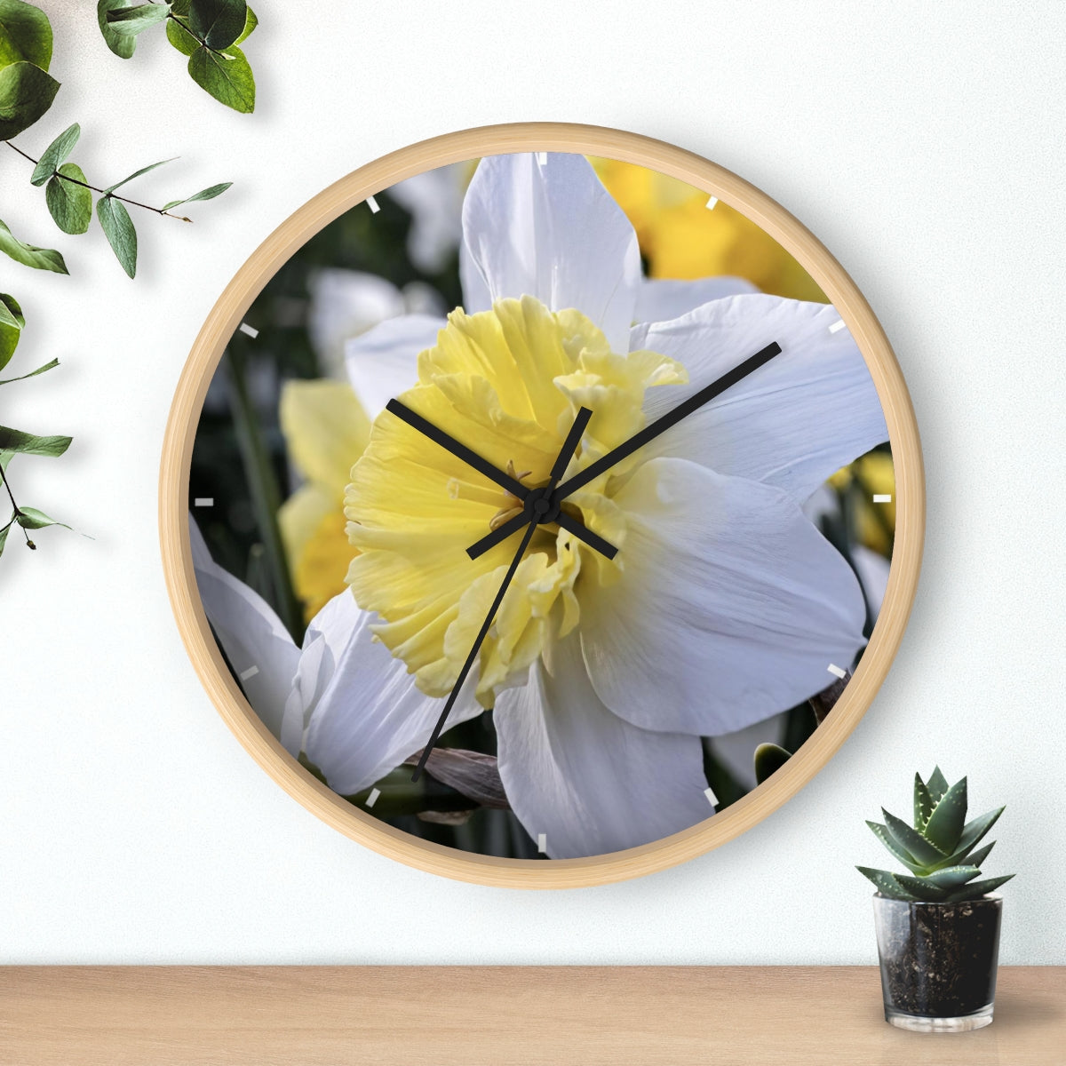 Daffodil Wall clock
