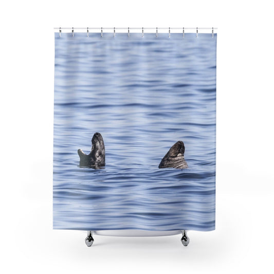 Happily Married Seals Shower Curtain