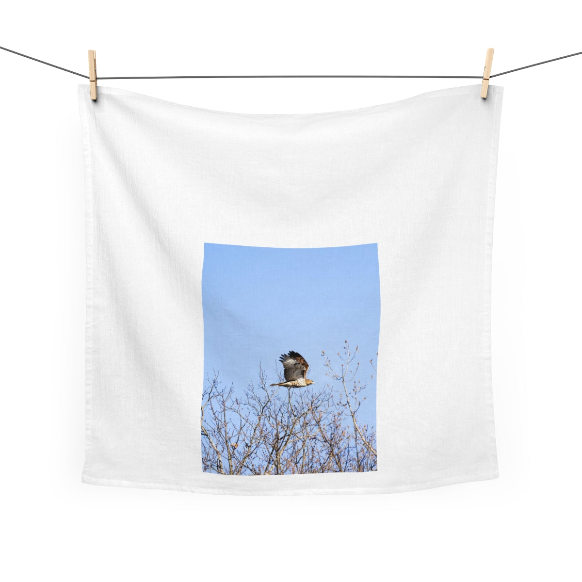 Red-tailed Hawk Tea Towel