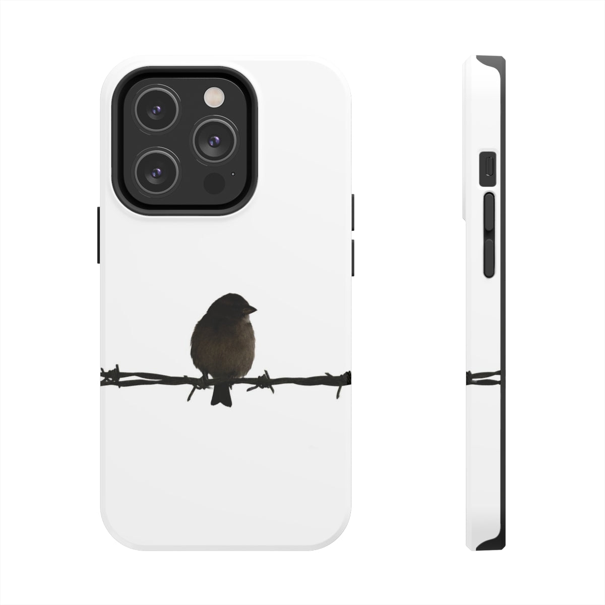 Barbed Wire Bird Tough Phone Cases, Case-Mate