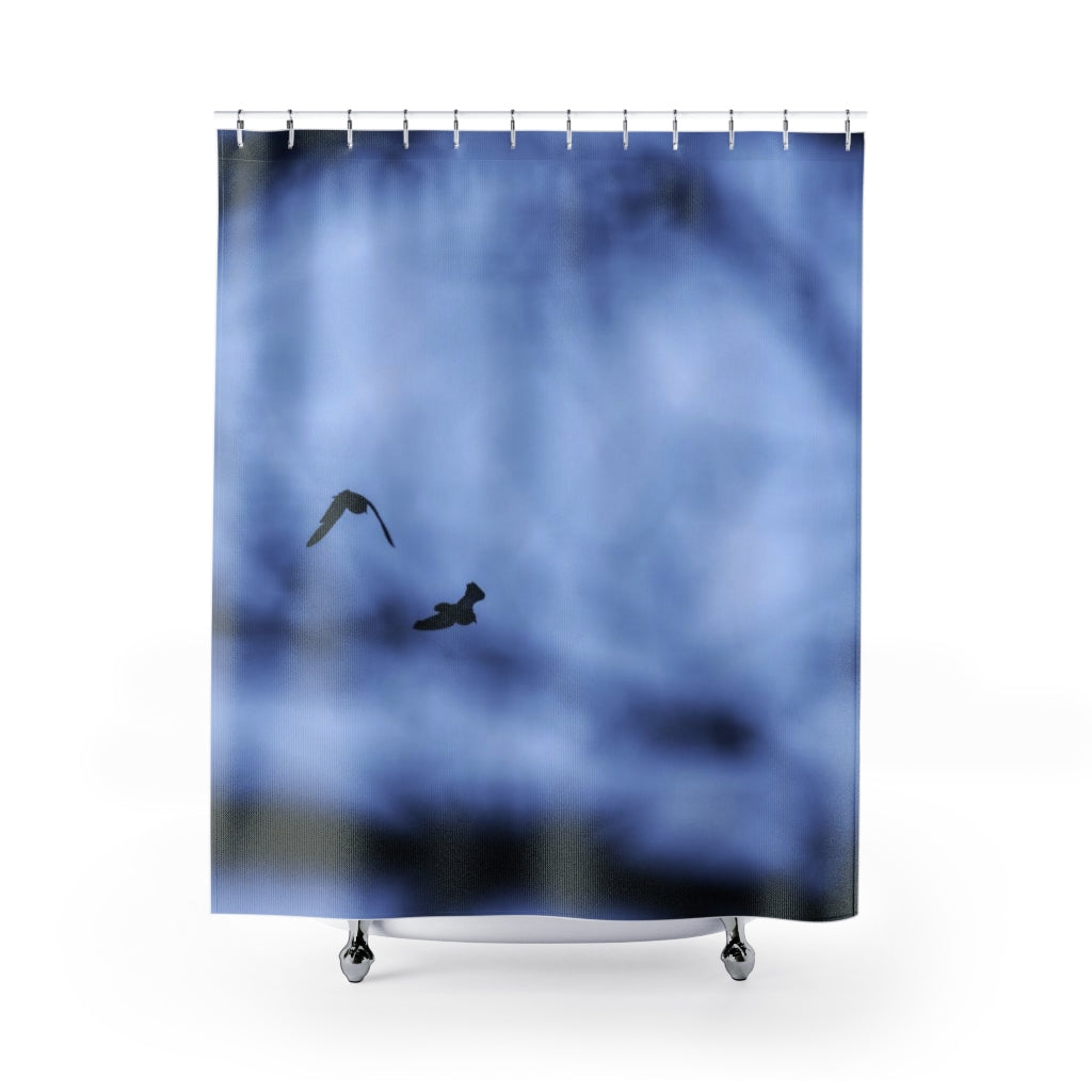 Moody Blues Shower Curtains