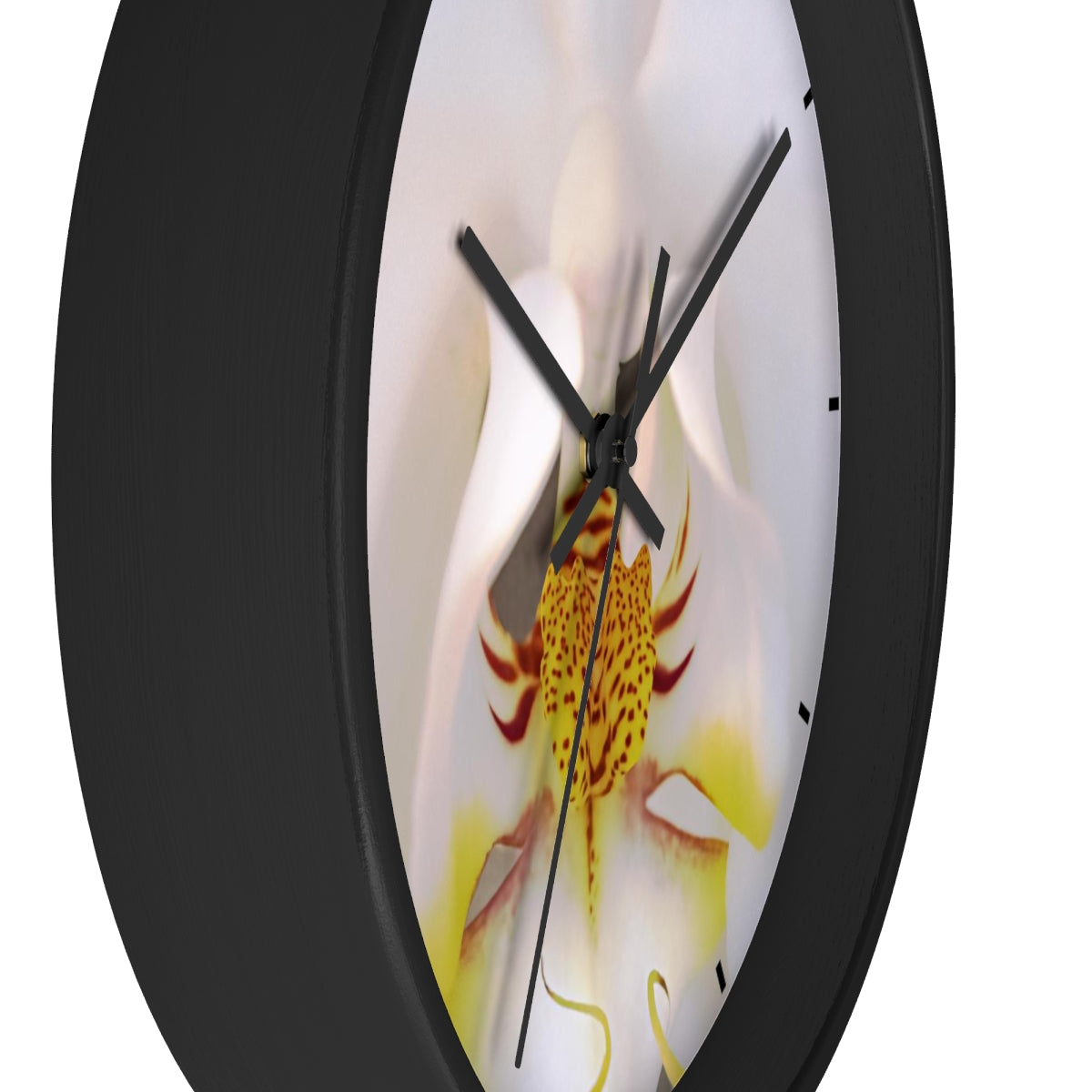 Orchid Wall Clock