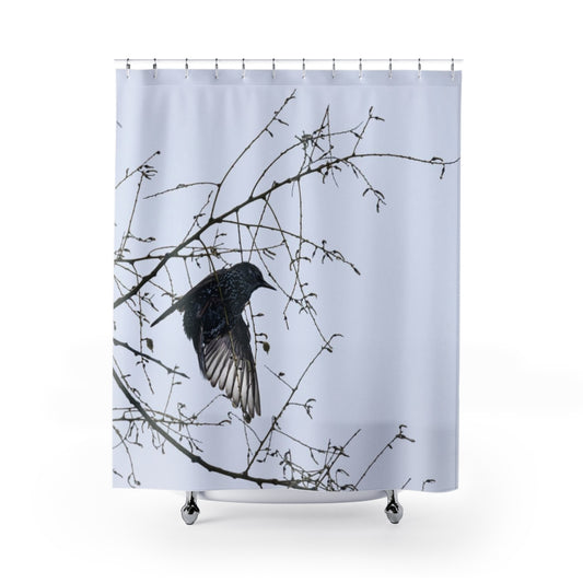Starling Flap Shower Curtain