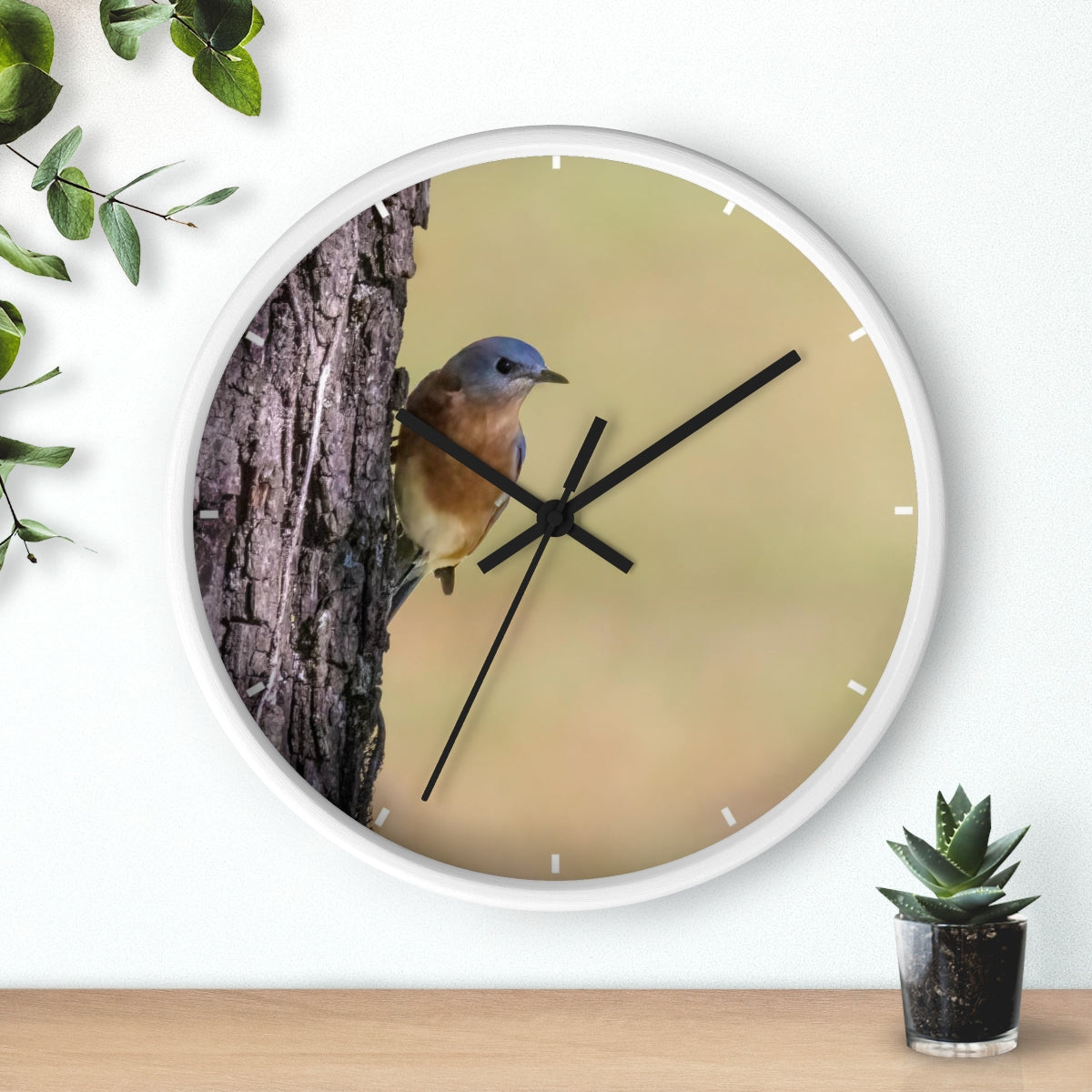 Bluebird of Happiness Wall clock